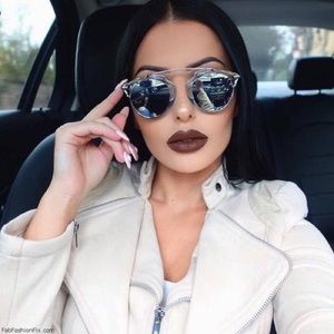 CHRISTIAN DIOR - So Real Mirrored Sunglasses, 48mm